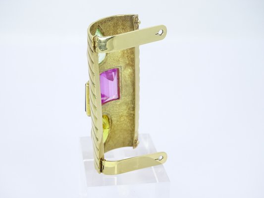 Art Deco Brooch in Gold 18 Kt, France, 1970s-NUC-1735912