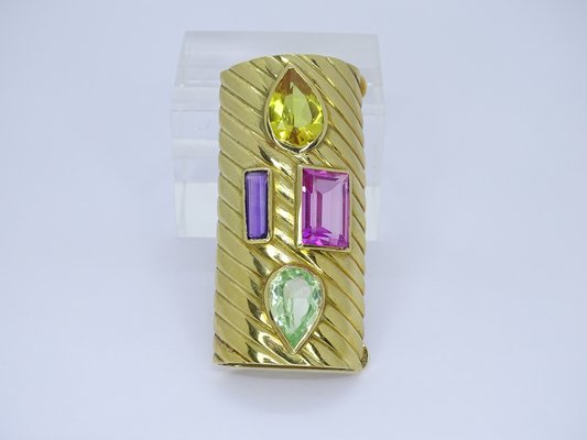 Art Deco Brooch in Gold 18 Kt, France, 1970s-NUC-1735912