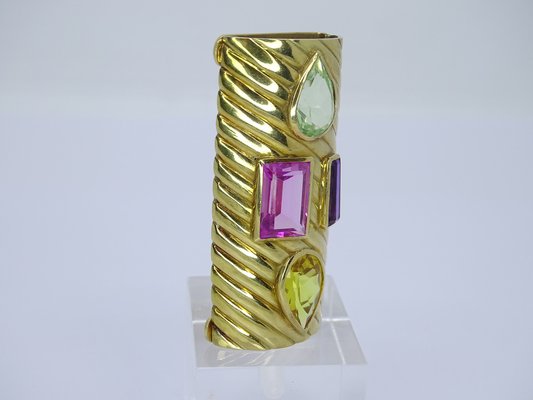 Art Deco Brooch in Gold 18 Kt, France, 1970s-NUC-1735912