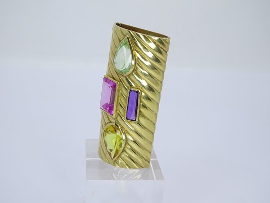 Art Deco Brooch in Gold 18 Kt, France, 1970s-NUC-1735912