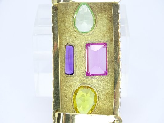 Art Deco Brooch in Gold 18 Kt, France, 1970s-NUC-1735912