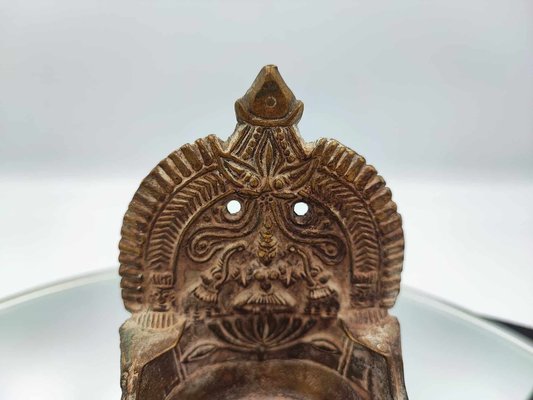 Art Deco Buddhist Brass Container, Buddha, 1920s-CAQ-1794827