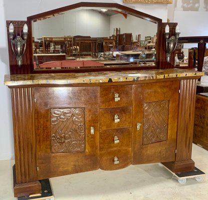 Art Deco Buffet in Cashew from Eugene Rinck, 1920-EQU-1417217