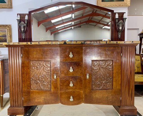 Art Deco Buffet in Cashew from Eugene Rinck, 1920-EQU-1417217