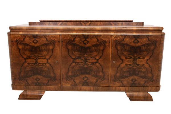 Art Deco Buffet in Walnut, 1930s-BXB-1742179