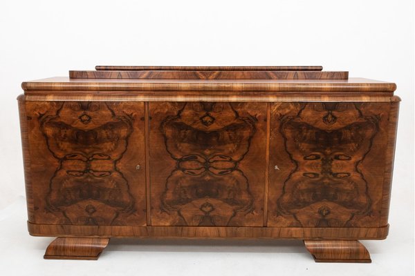 Art Deco Buffet in Walnut, 1930s-BXB-1742179