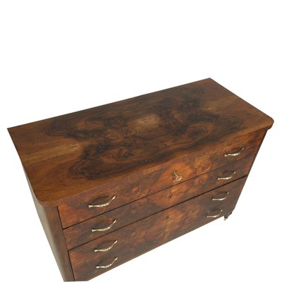 Art Deco Burl Walnut Commode from Gaetano Borsani, 1920s-NJV-715422