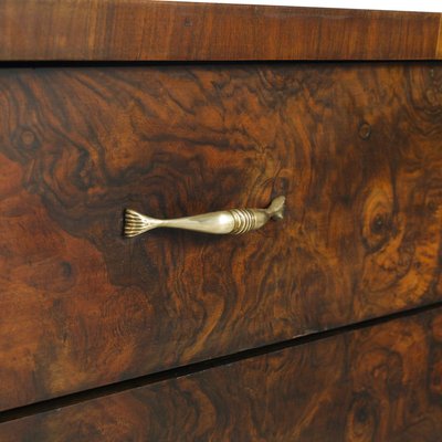 Art Deco Burl Walnut Commode from Gaetano Borsani, 1920s-NJV-715422