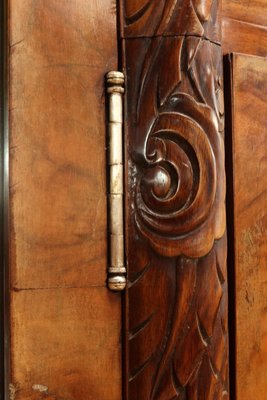 Art Deco Burl Walnut Mirror Cabinet, 1930s-RVK-2024735