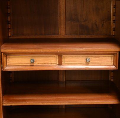 Art Deco Burl Walnut Mirror Cabinet, 1930s-RVK-2024735