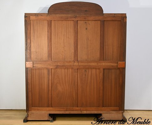 Art Deco Burl Walnut Mirror Cabinet, 1930s-RVK-2024735