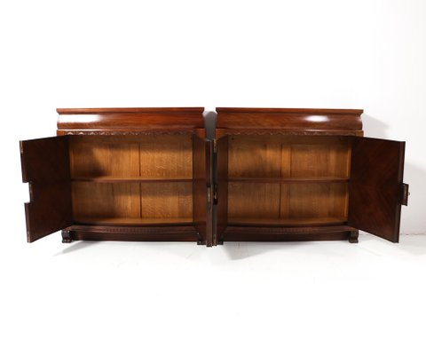 Art Deco Cabinets by Napoleon Le Grand for T Modelhuis N. Legrand, 1920s, Set of 2-MY-1815985