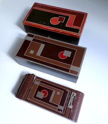 Art Deco Camera Set from Kodak, 1930s, Set of 3-GUT-2033628