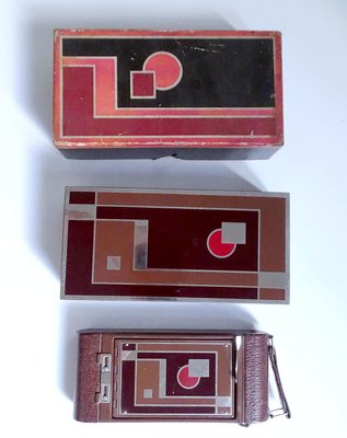 Art Deco Camera Set from Kodak, 1930s, Set of 3-GUT-2033628