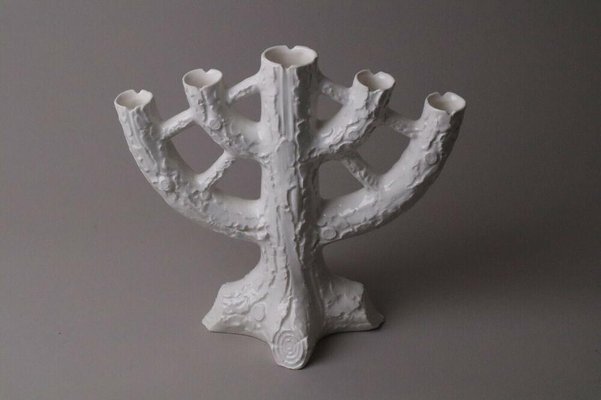 Art Deco Candleholder in Ceramic with Albero Branches by Max Roesler-ESB-1376630