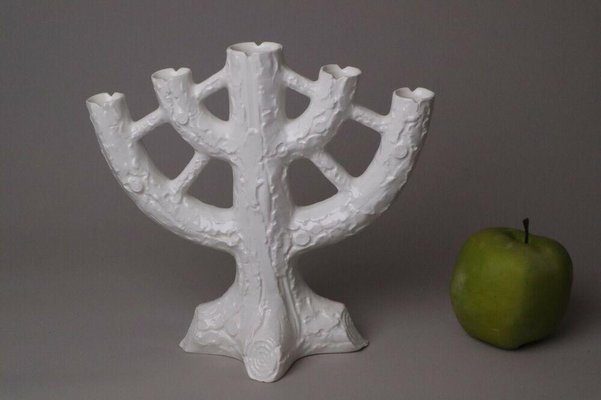 Art Deco Candleholder in Ceramic with Albero Branches by Max Roesler-ESB-1376630