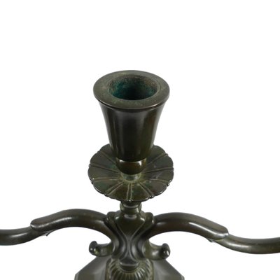 Art Deco Candleholder in Disco Metal by Just Andersen, Denmark, 1930s-RCH-2032522