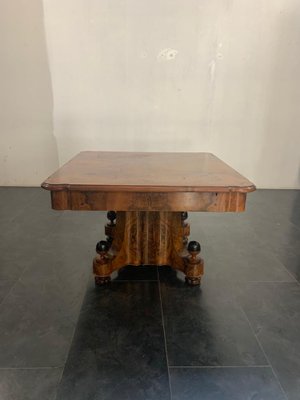 Art Deco Carved Burr Dining Table, 1930s-IJR-861424