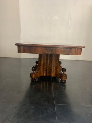 Art Deco Carved Burr Dining Table, 1930s-IJR-861424