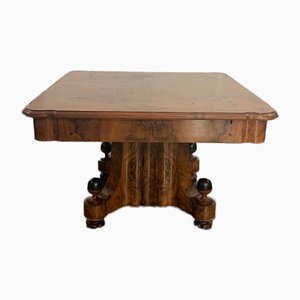 Art Deco Carved Burr Dining Table, 1930s-IJR-861424