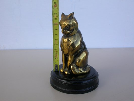 Art Deco Cat Sculpture by Franjou, 1920s-CNH-1802254