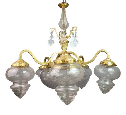 Art Deco Ceiling Lamp, 1930s-ZVO-1447248