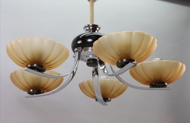 Art Deco Ceiling Lamp, 1930s-ELB-669425