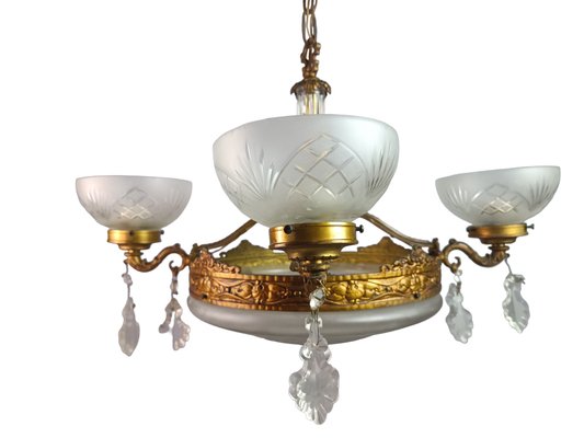 Art Deco Ceiling Lamp, 1930s-ZVO-1447254