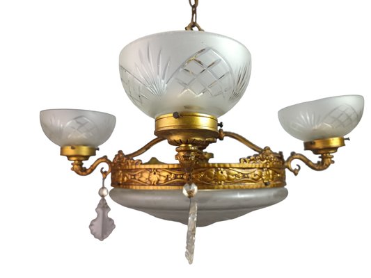 Art Deco Ceiling Lamp, 1930s-ZVO-1447254