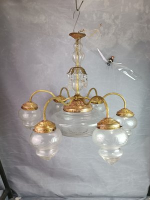 Art Deco Ceiling Lamp, 1930s-ZVO-1447250