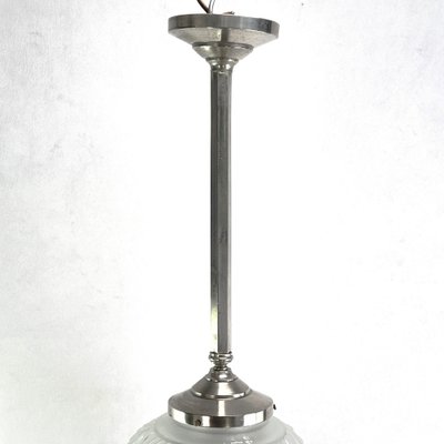 Art Deco Ceiling Lamp attributed to Muller Freres Luneville France, 1930s-JUZ-1723472