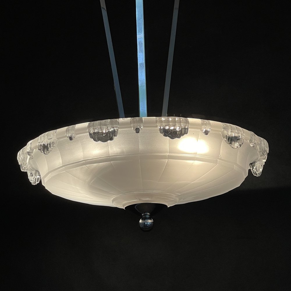 Art Deco Ceiling Lamp from Ezan, 1920s