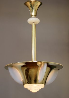 Art Deco Ceiling Lamp in the style of Jean Perzel, 1930s-SY-1723691