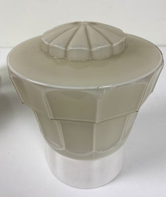 Art Deco Ceiling Lamps from Thabur, 1920s, Set of 3-WZZ-1277035