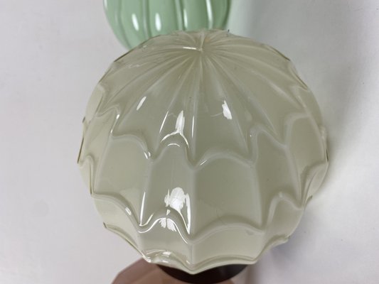 Art Deco Ceiling Lamps from Thabur, 1920s, Set of 3-WZZ-1277030