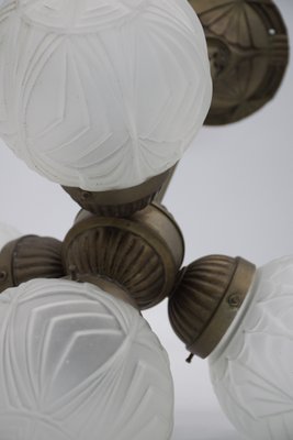 Art Deco Ceiling Light with Four Globes, 1930s-LA-1361808