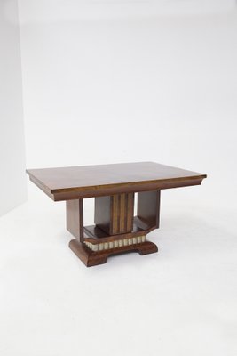 Art Deco Center Table in Precious Wood, 1920s-RCE-1448836