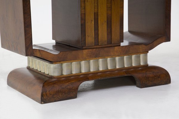 Art Deco Center Table in Precious Wood, 1920s-RCE-1448836