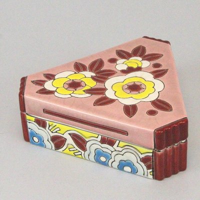 Art Deco Ceramic Box from Longwy, 1920s-NE-555846