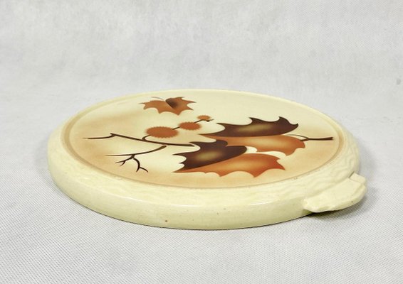 Art Deco Ceramic Cake Plate from Grünstadt Heinrich Kalau, 1930s-ZCY-1375812