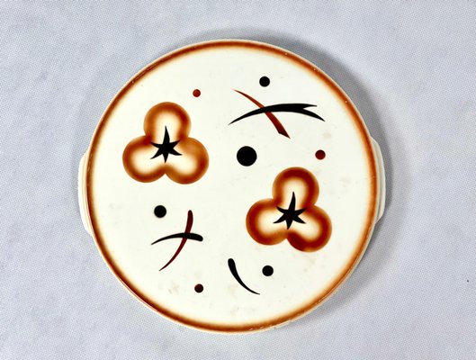 Art Deco Ceramic Cake Plate from Meissen, 1930s-ZCY-1375813