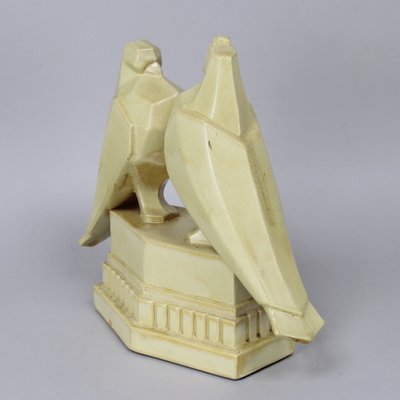 Art Deco Ceramic Cubist Figure-NE-892503