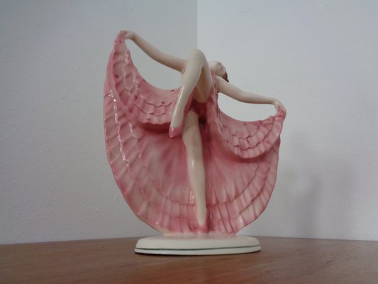 Art Deco Ceramic Dancer from Hertwig & Co Katzhütte, 1920s-RDW-1279669