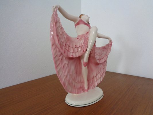 Art Deco Ceramic Dancer from Hertwig & Co Katzhütte, 1920s-RDW-1279669