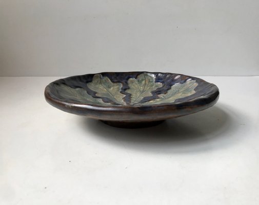 Art Deco Ceramic Dish with Leaves by Emil Ruge, 1930s-LCR-924483