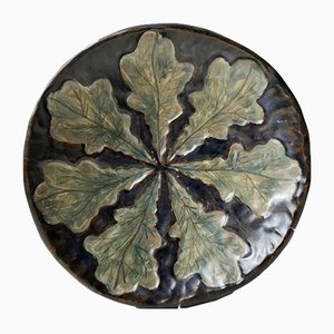 Art Deco Ceramic Dish with Leaves by Emil Ruge, 1930s-LCR-924483