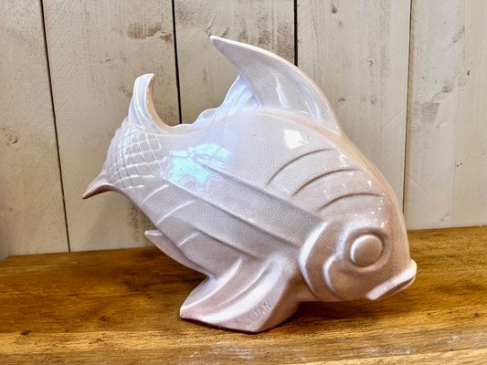 Art Deco Ceramic Fish by Le Jan, 1930s-GNX-2018389