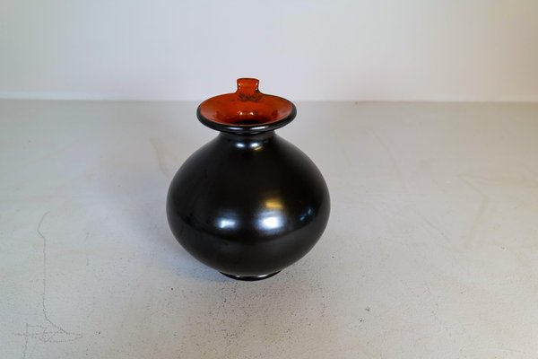 Art Deco Ceramic Globe Vase from Upsala Ekeby, Sweden, 1930s-UYK-1371216