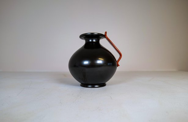 Art Deco Ceramic Globe Vase from Upsala Ekeby, Sweden, 1930s-UYK-1371216