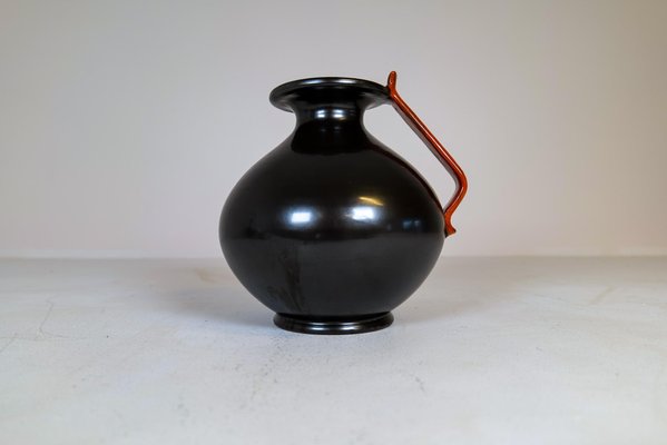 Art Deco Ceramic Globe Vase from Upsala Ekeby, Sweden, 1930s-UYK-1371216